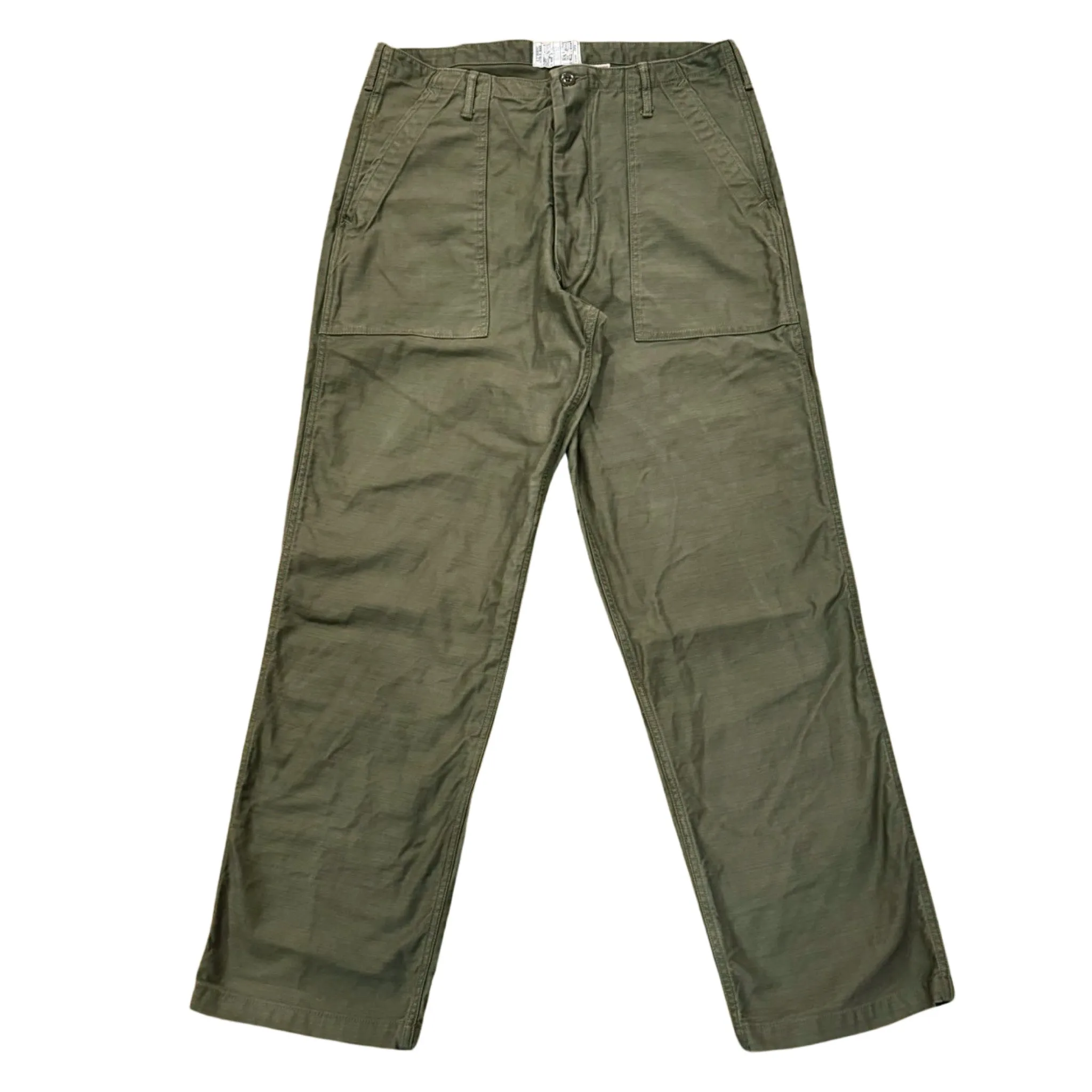 Pre Order - OG-107 60's era GI chinos in 12 oz Baker Back Cotton Satin.