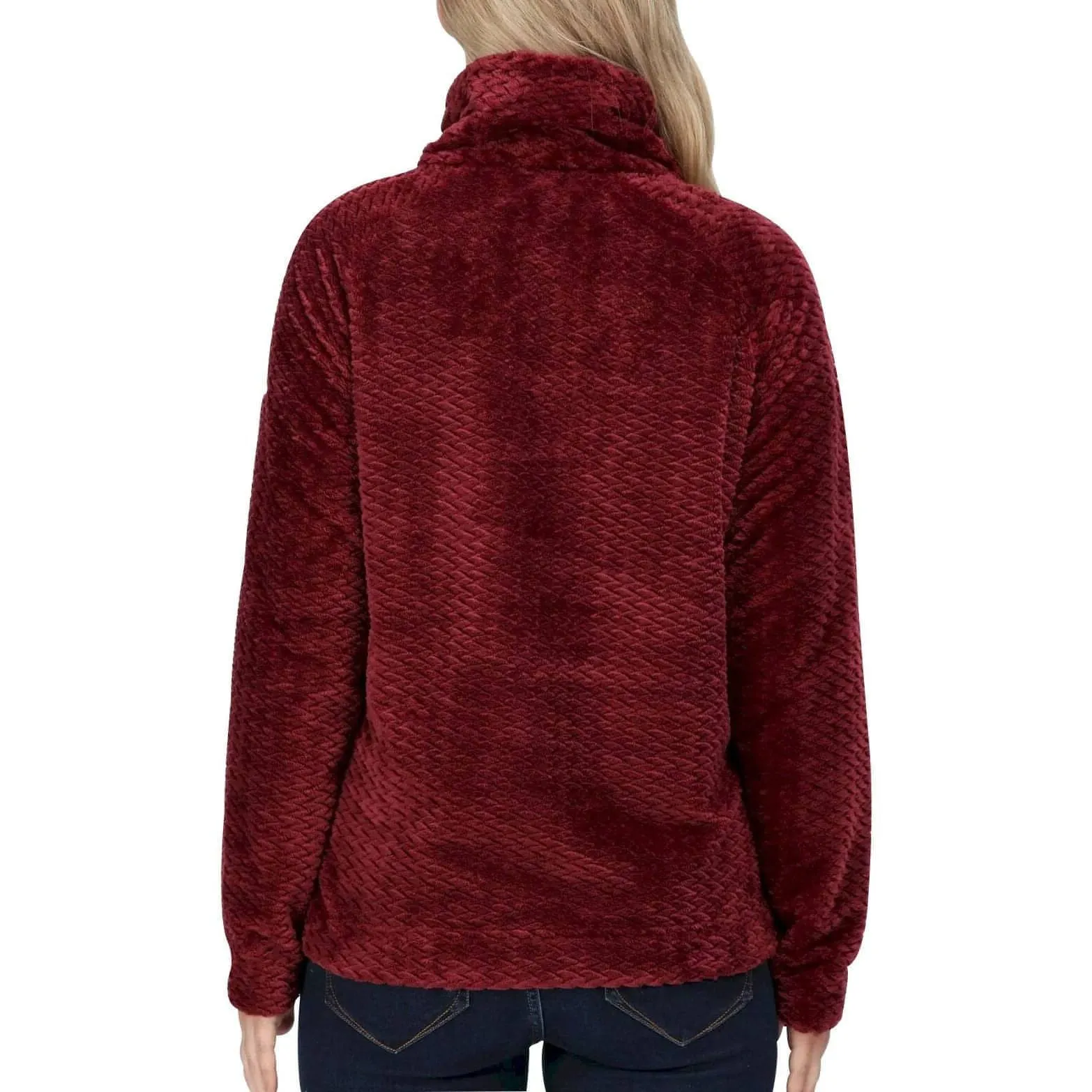 Regatta Bethan Wrap Neck Womens Fleece Top - Red