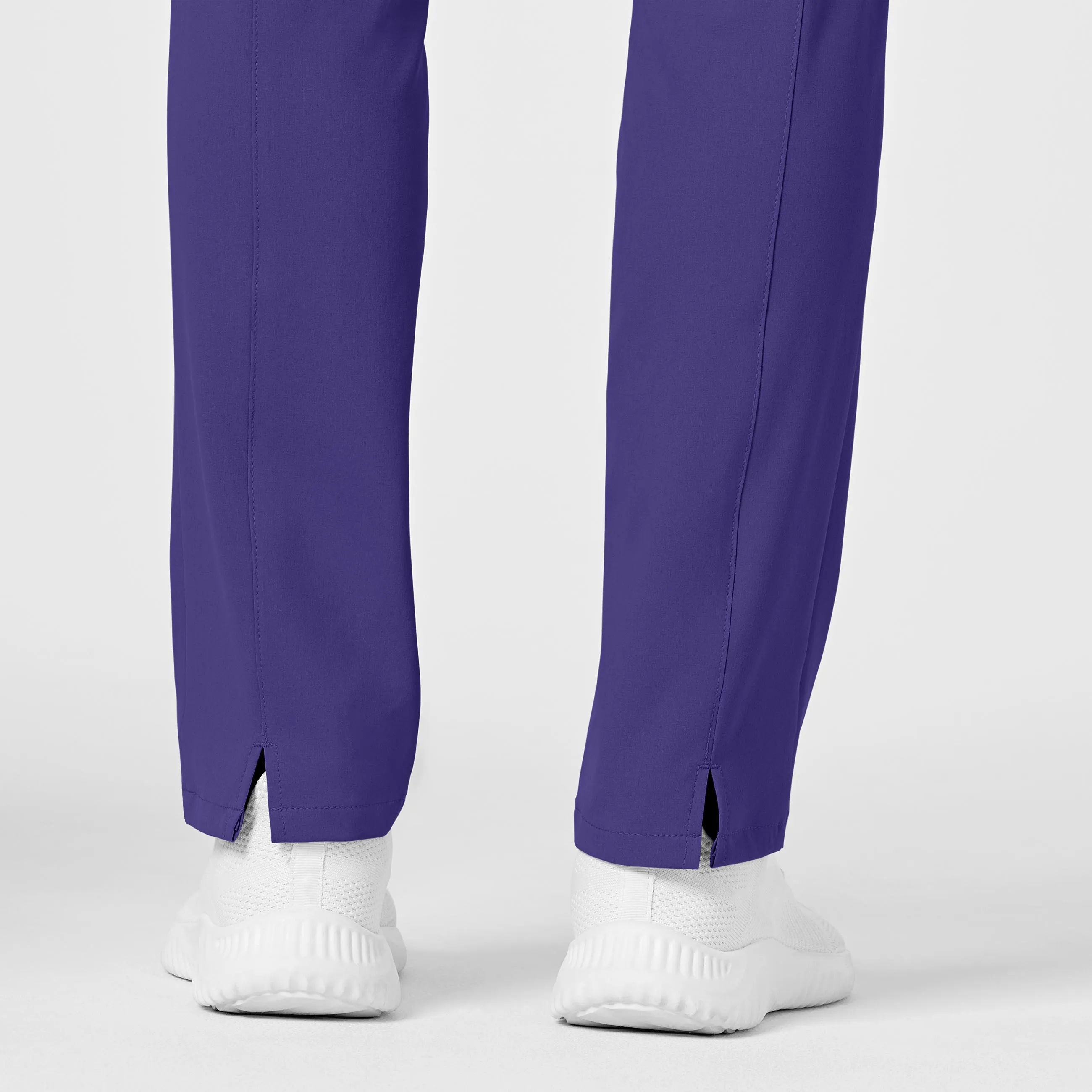 RENEW Women's High Waist Slim Leg Scrub Pant - Grape