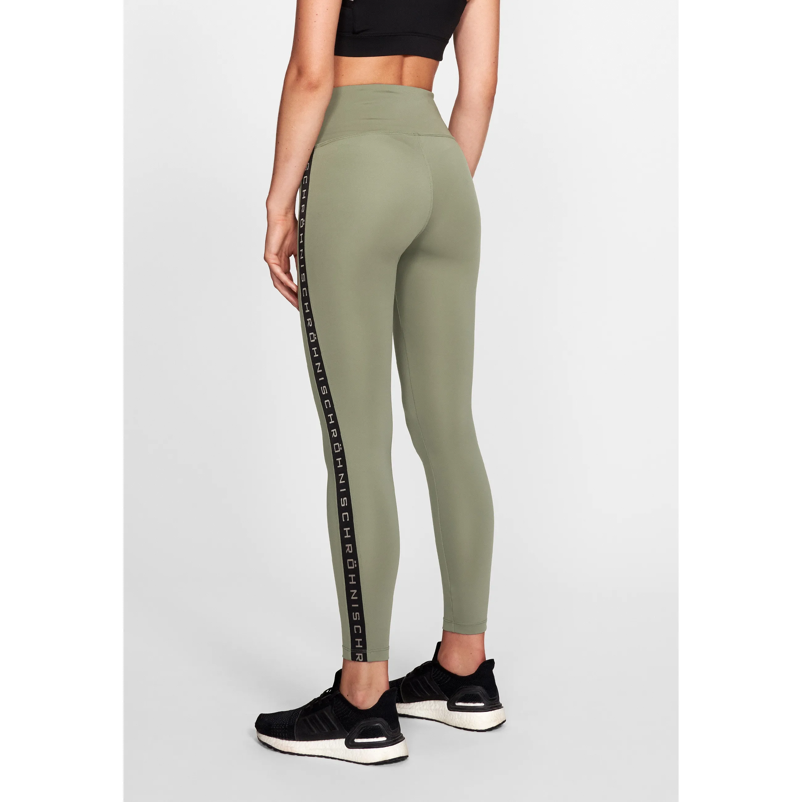 Röhnisch Women&#x27;s Kay High Waist Tights (2022) Vetiver Green | Buy Röhnisch Women&#x27;s Kay High Waist Tights (2022) Vetiver Green here | Outnorth