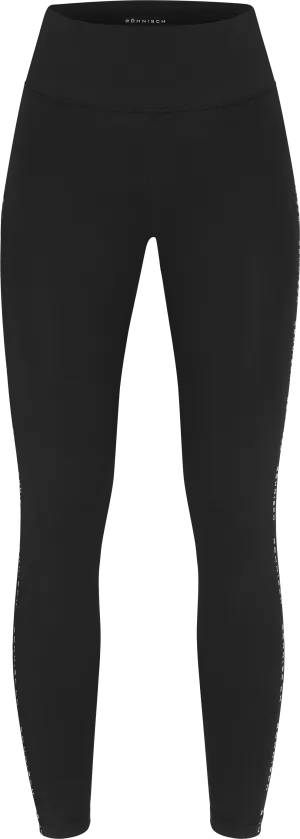 Röhnisch Women&#x27;s Logo High Waist Tights Black | Buy Röhnisch Women&#x27;s Logo High Waist Tights Black here | Outnorth