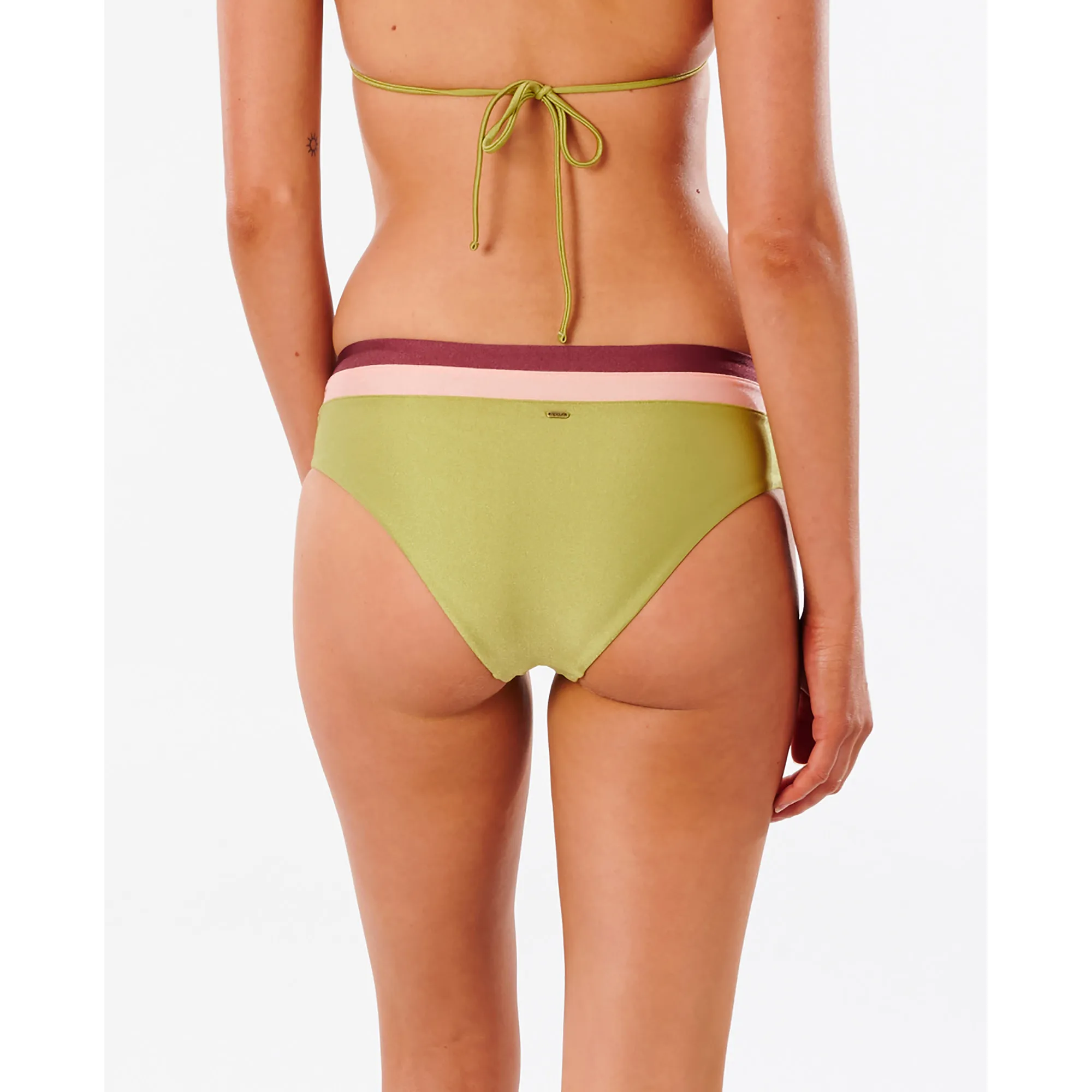 Rip Curl Tallows High Waist Cheeky Pant Green | Buy Rip Curl Tallows High Waist Cheeky Pant Green here | Outnorth