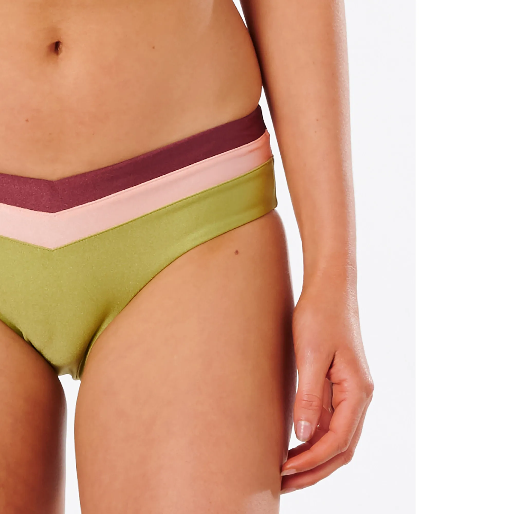 Rip Curl Tallows High Waist Cheeky Pant Green | Buy Rip Curl Tallows High Waist Cheeky Pant Green here | Outnorth