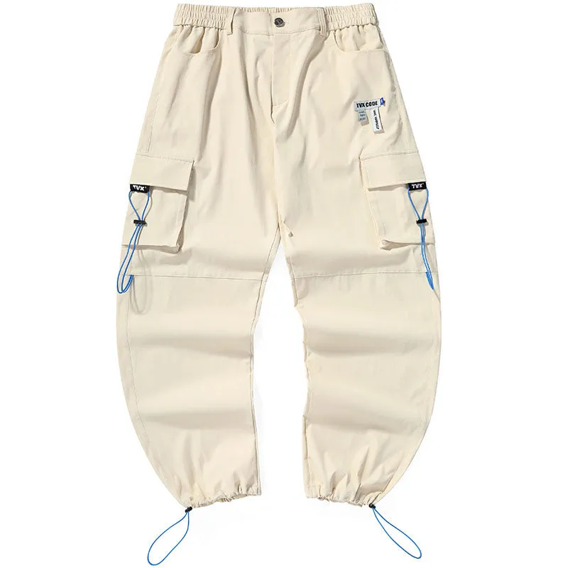 Safari Style Drawstring Loose Pants