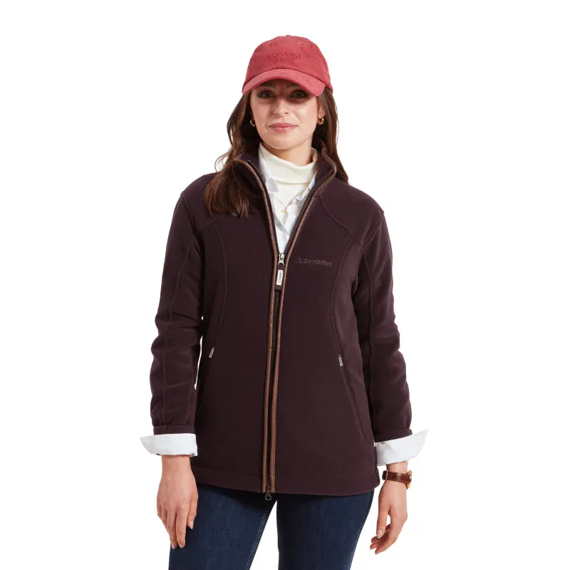 Schoffel Burley Ladies Fleece Jacket - Port