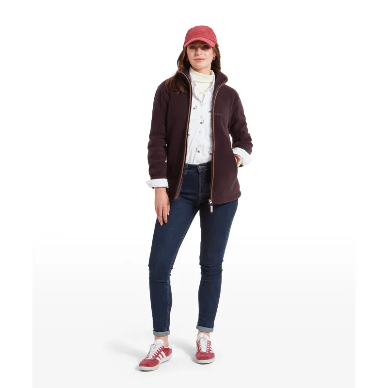 Schoffel Burley Ladies Fleece Jacket - Port