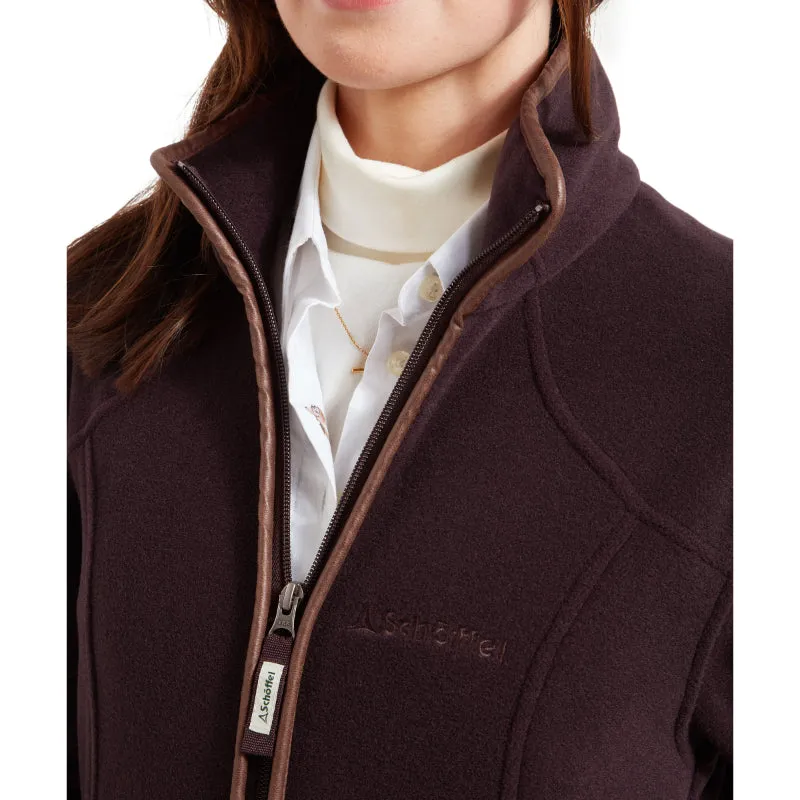 Schoffel Burley Ladies Fleece Jacket - Port