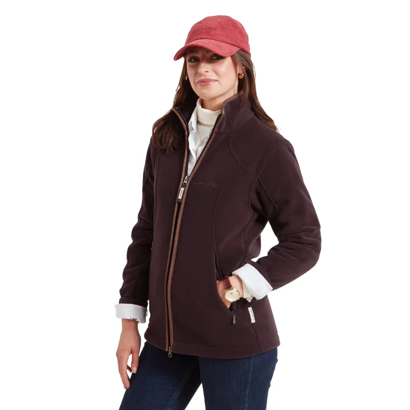 Schoffel Burley Ladies Fleece Jacket - Port