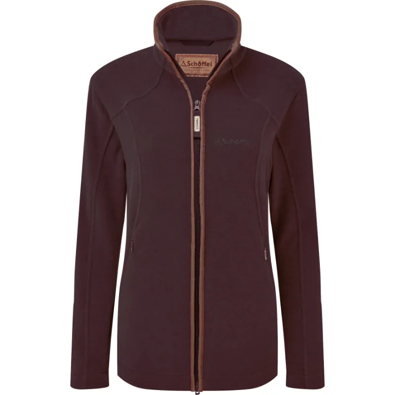 Schoffel Burley Ladies Fleece Jacket - Port