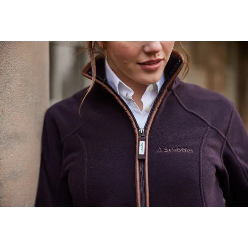 Schoffel Burley Ladies Fleece Jacket - Port