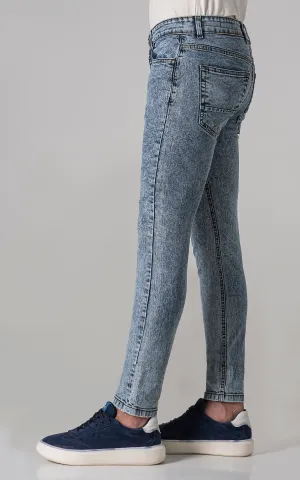 SKINNY LEG DENIM JEAN LIGHT BLUE