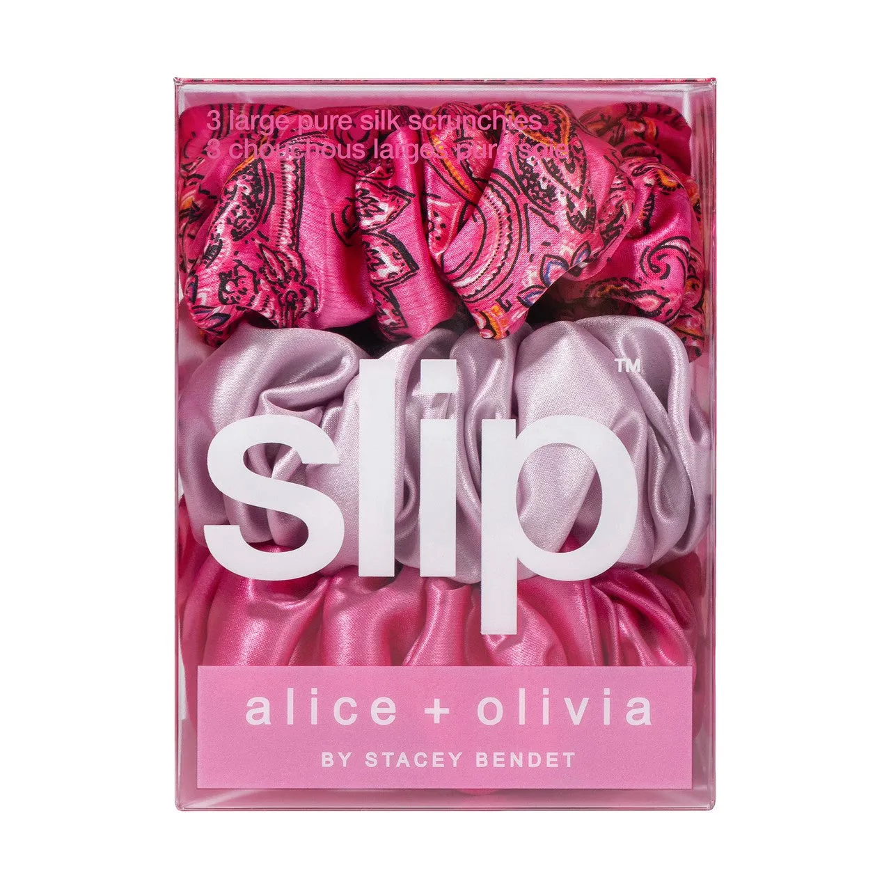 Slip Scrunchies - Spring Rose