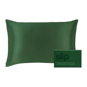 Slip silk pillowcase - Moss Green