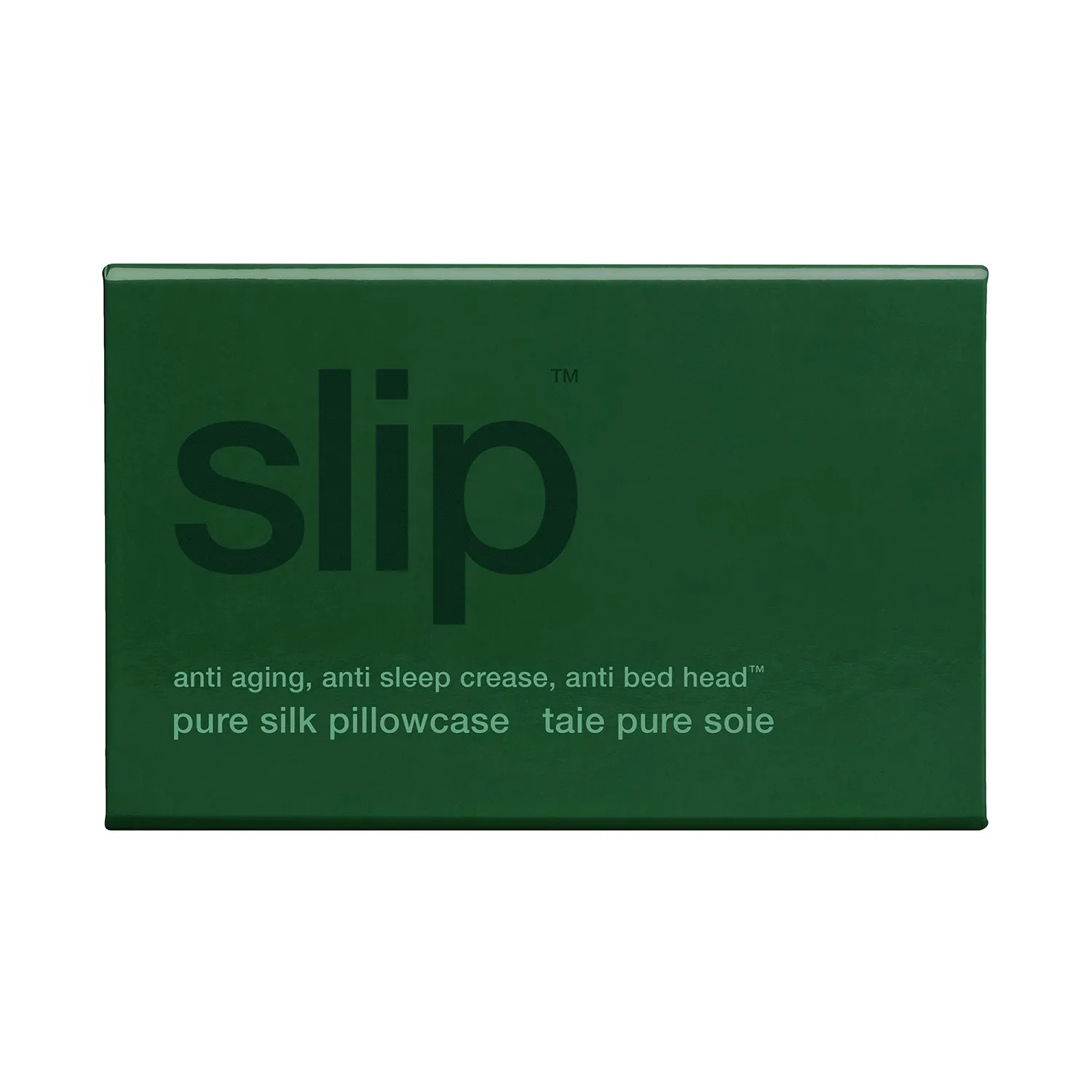 Slip silk pillowcase - Moss Green