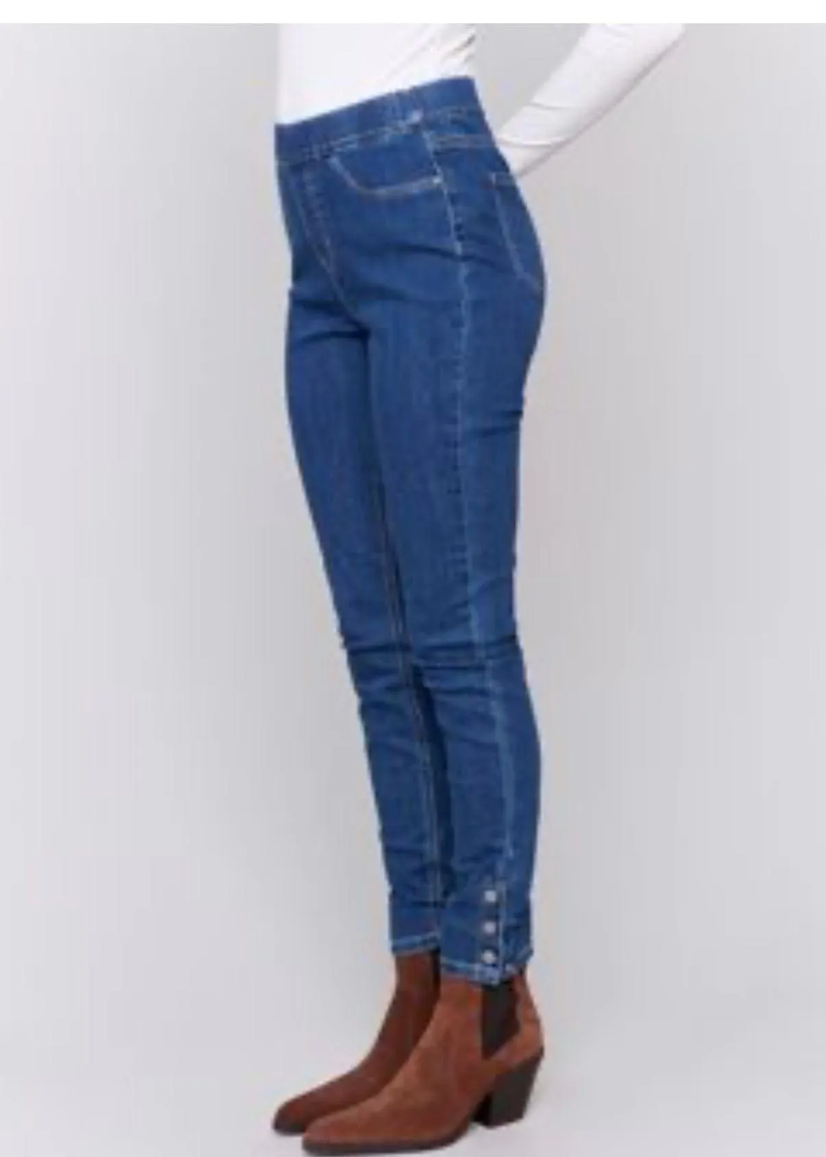 Snap Hem Pullon Jean