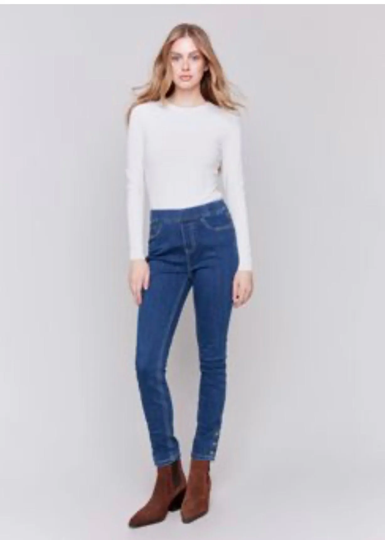 Snap Hem Pullon Jean