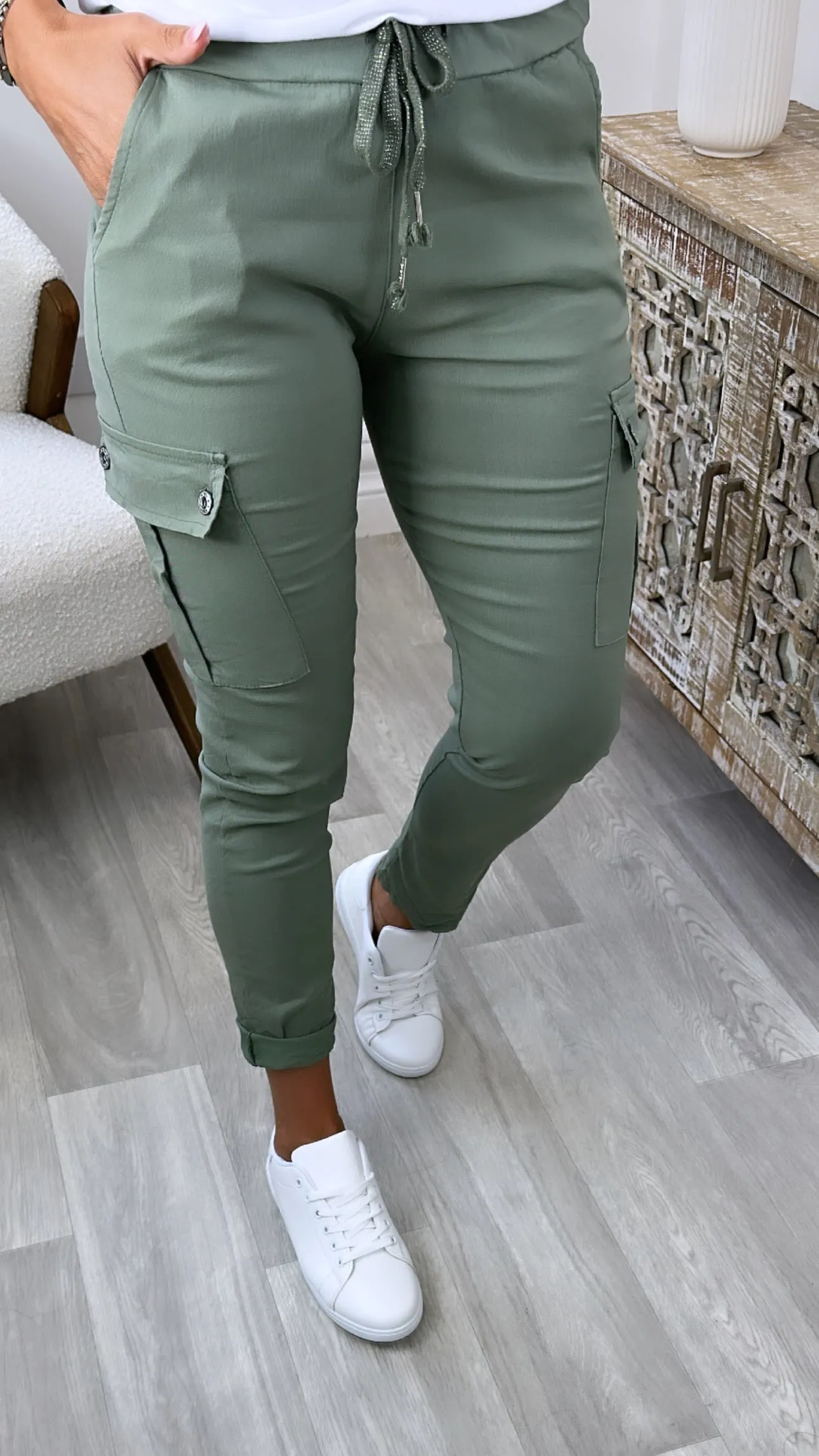 Sonia Green Cargo Chino Joggers