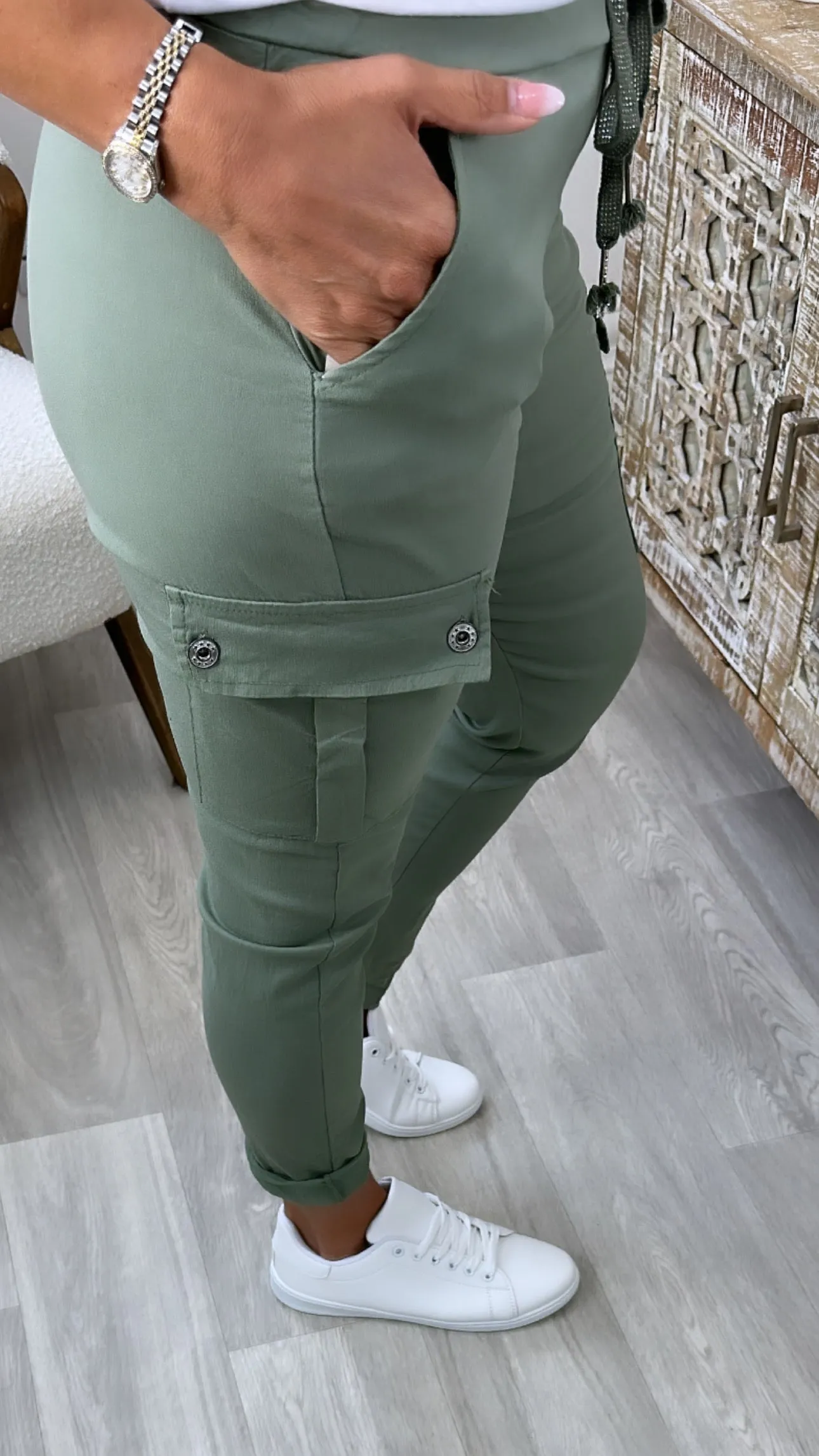 Sonia Green Cargo Chino Joggers