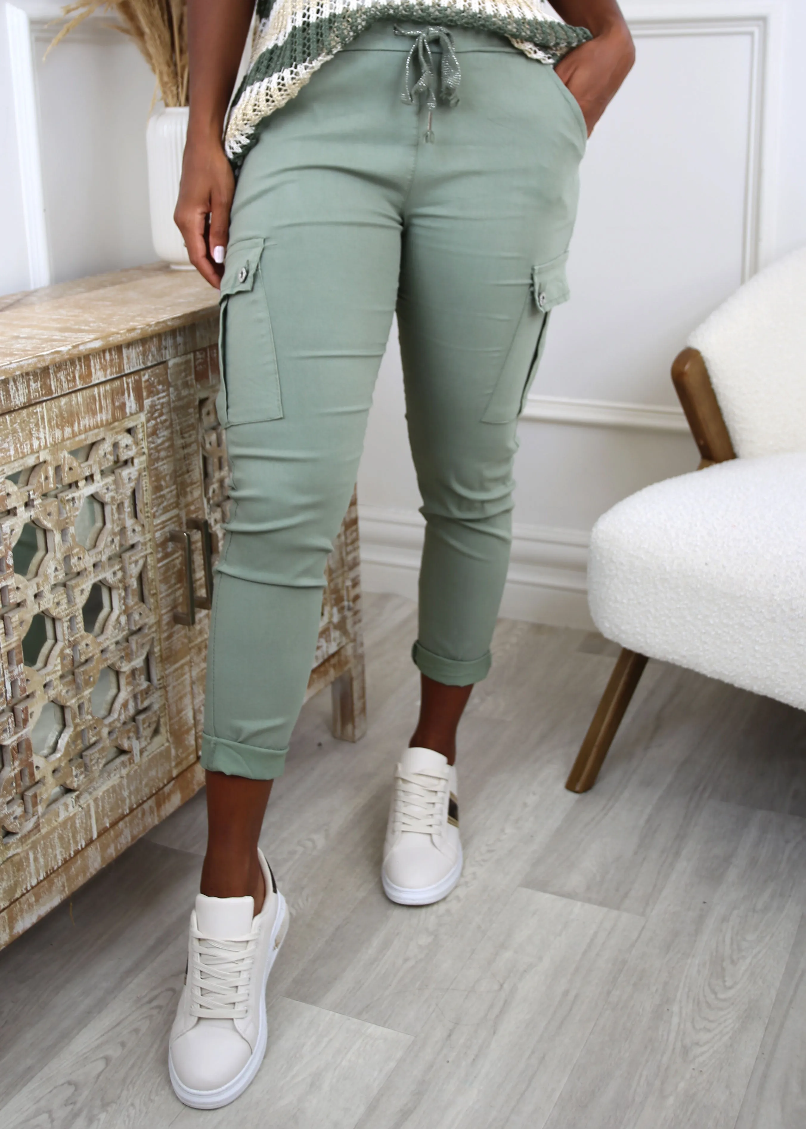 Sonia Green Cargo Chino Joggers