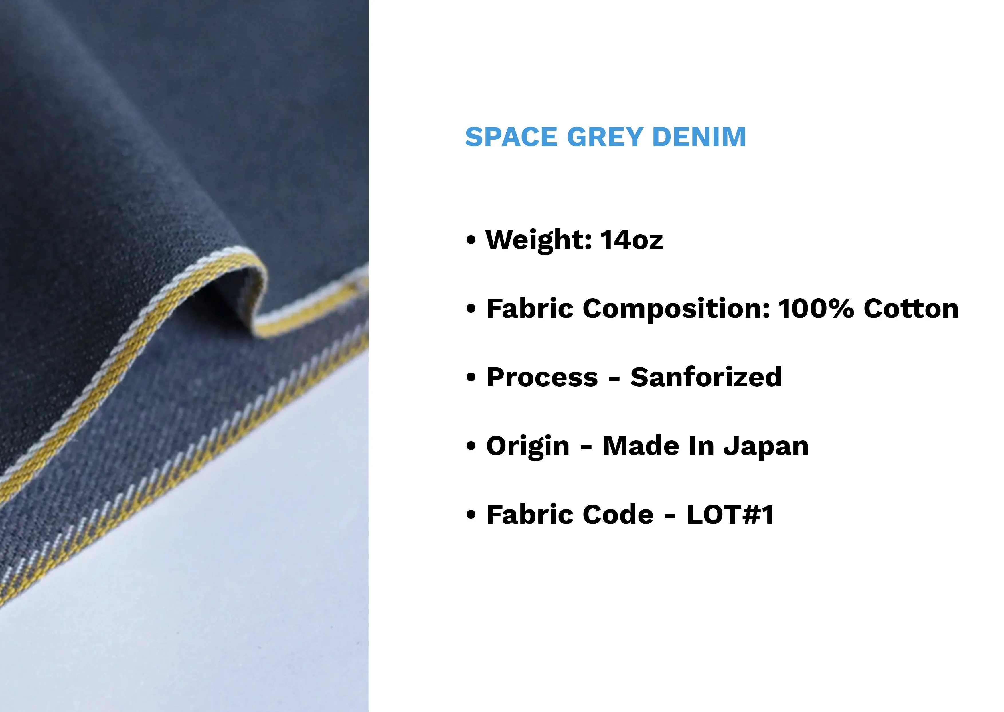 SPACE GREY DENIM