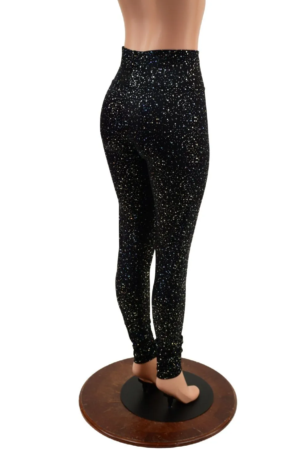 Star Noir High Waist Leggings