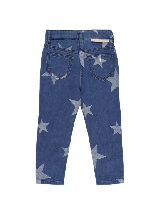 Stella McCartney Kids   Organic cotton denim jeans w/stars 