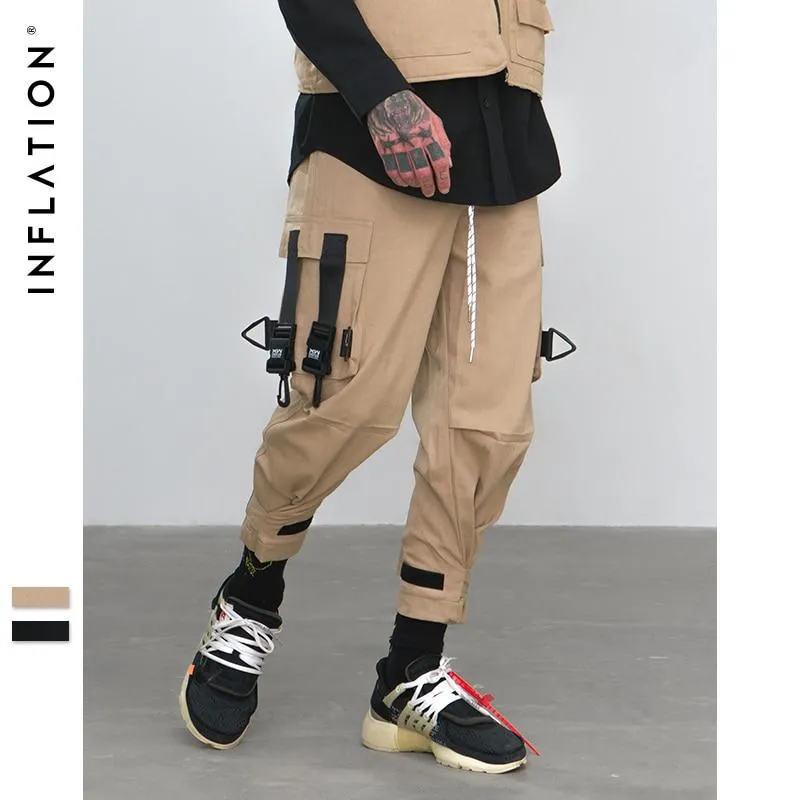 STRAPS XRZ Elastic Waist Cargo Pants