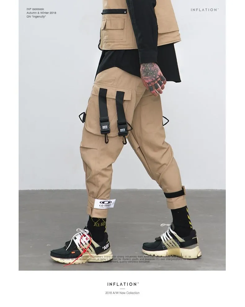 STRAPS XRZ Elastic Waist Cargo Pants