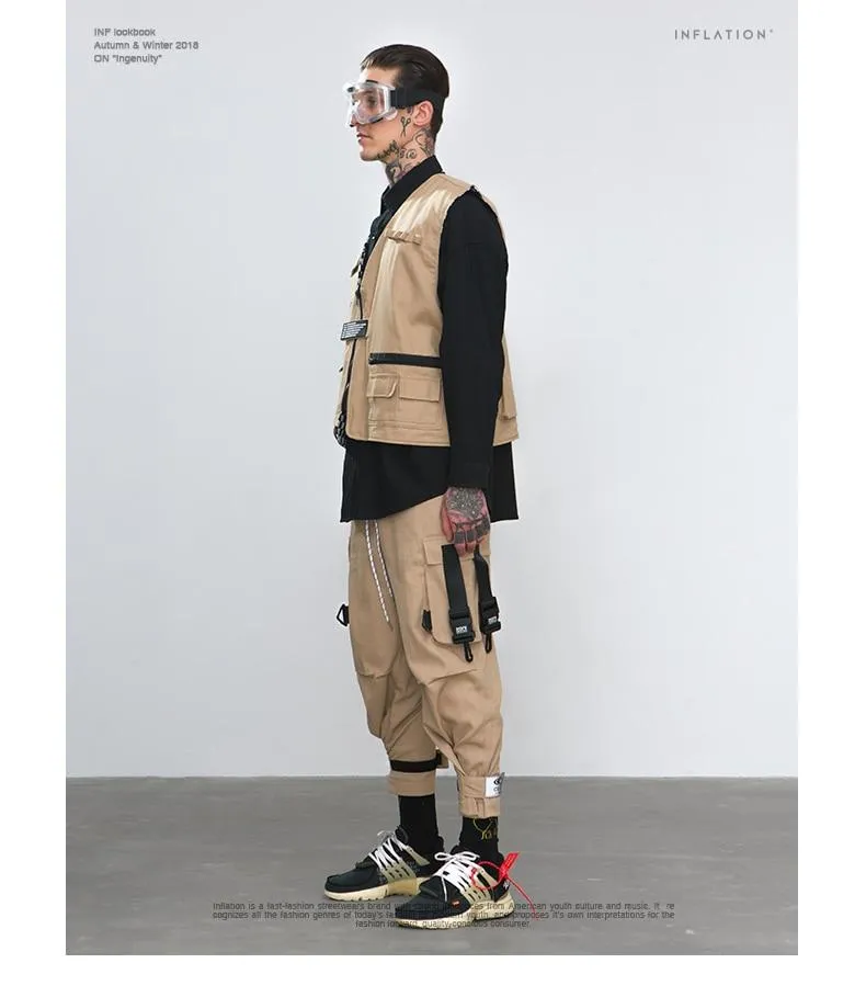 STRAPS XRZ Elastic Waist Cargo Pants