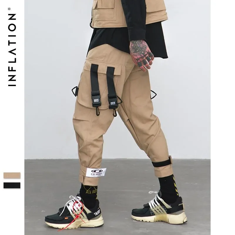 STRAPS XRZ Elastic Waist Cargo Pants