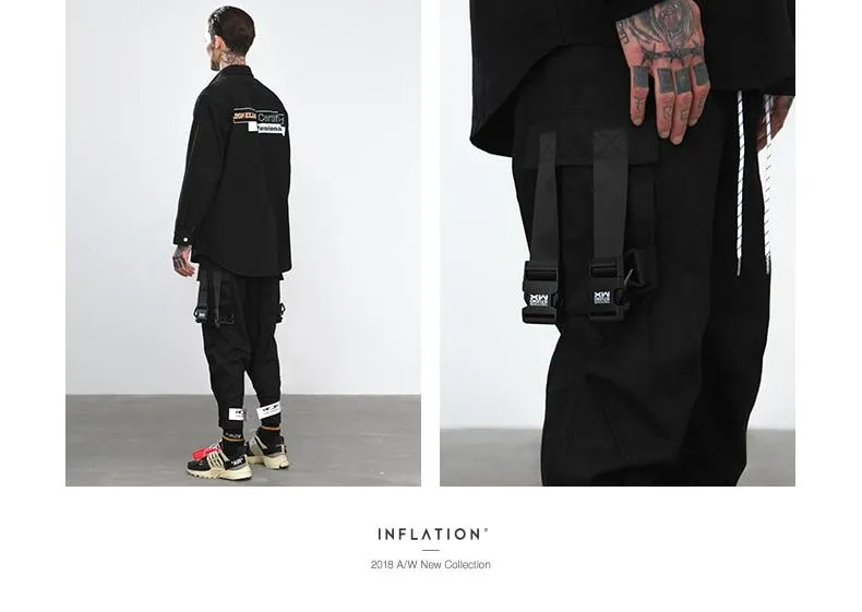 STRAPS XRZ Elastic Waist Cargo Pants