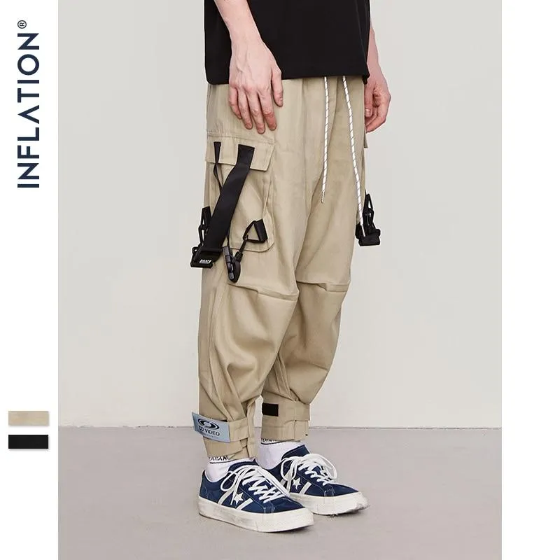 STRAPS XRZ Elastic Waist Cargo Pants