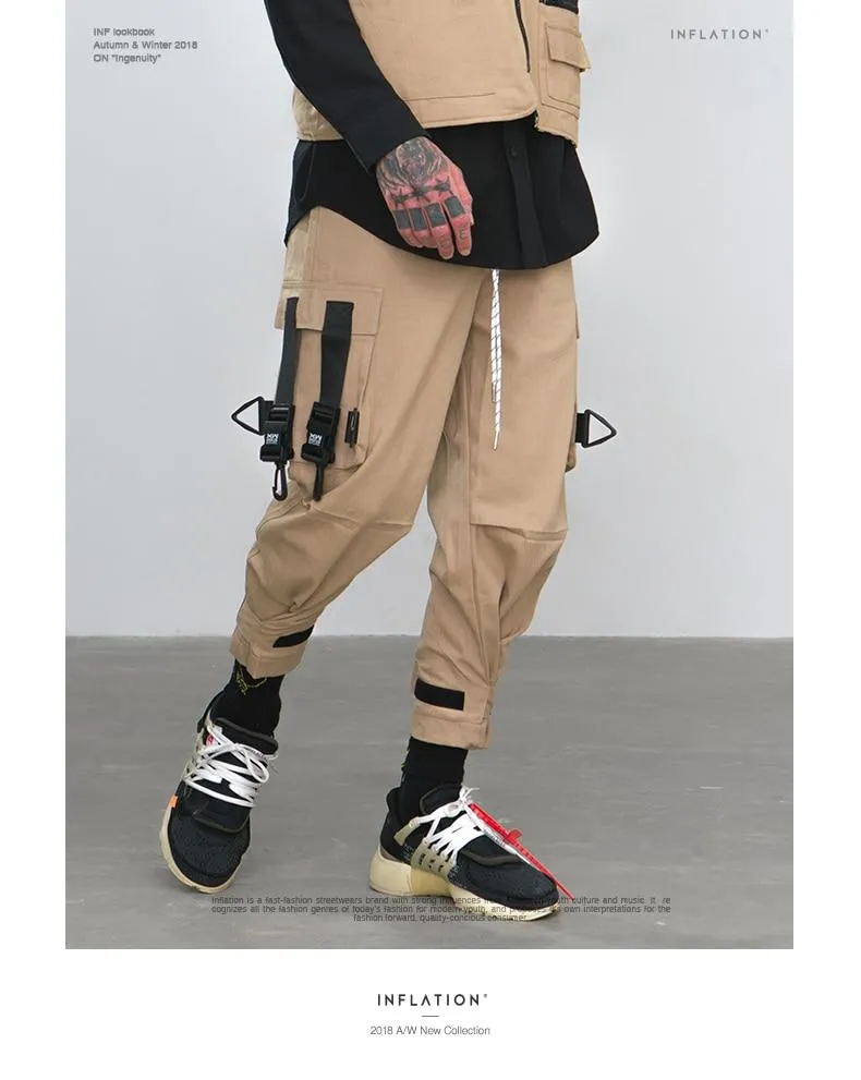 STRAPS XRZ Elastic Waist Cargo Pants