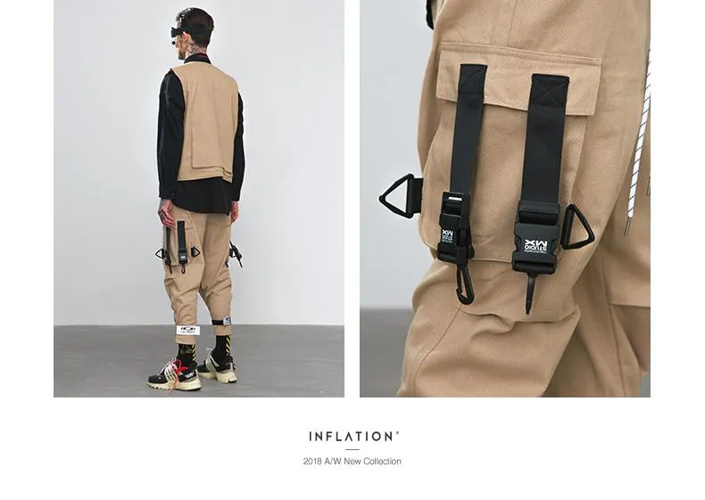 STRAPS XRZ Elastic Waist Cargo Pants