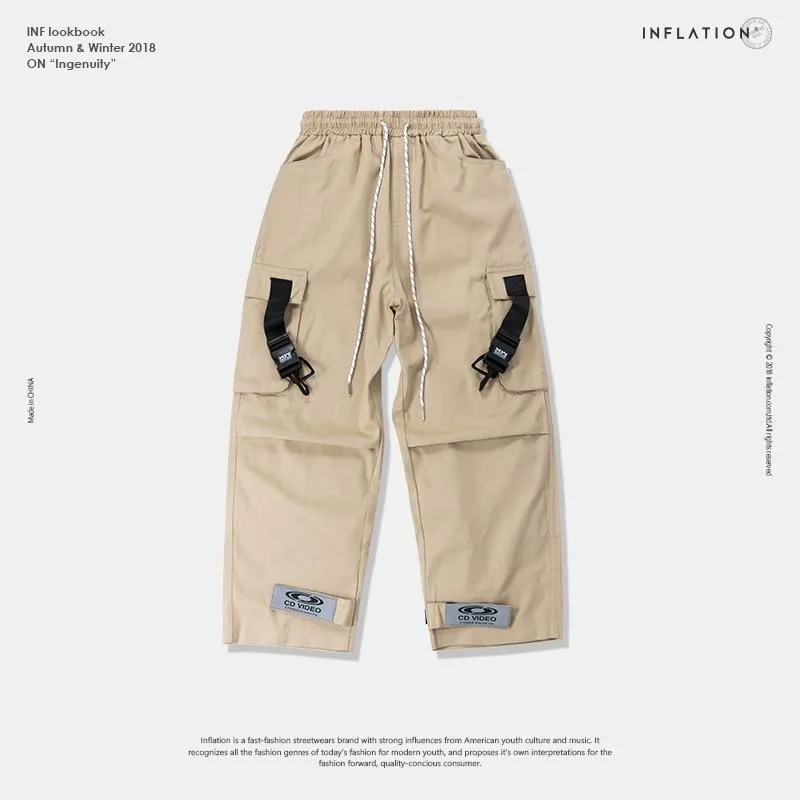 STRAPS XRZ Elastic Waist Cargo Pants