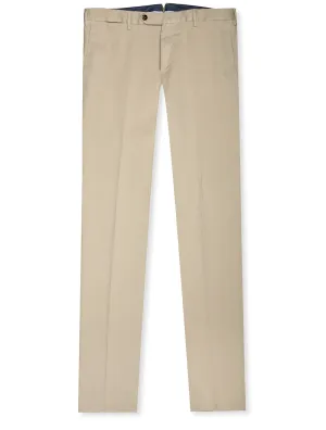 Stretch Cotton Chinos Beige