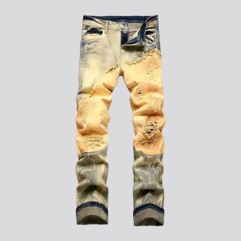 Stretchy men's y2k jeans