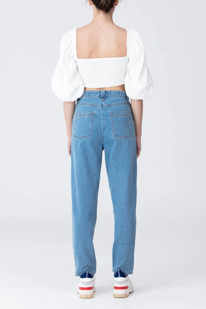 The Fifth Label Demure High Waist Straight Leg Jean