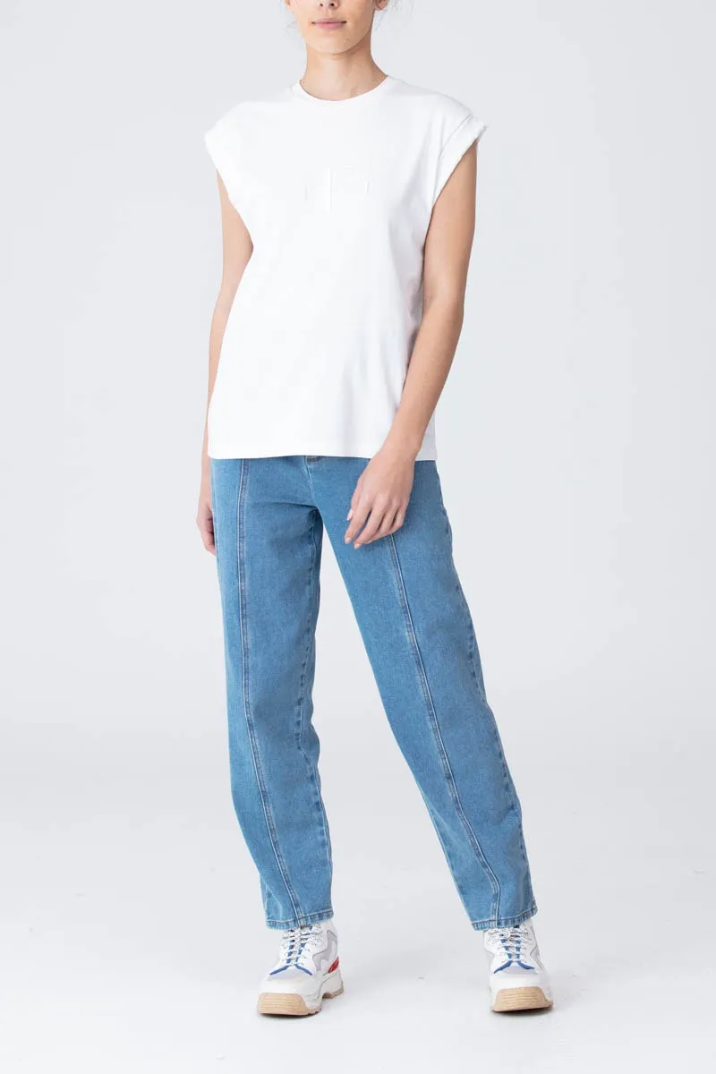 The Fifth Label Demure High Waist Straight Leg Jean