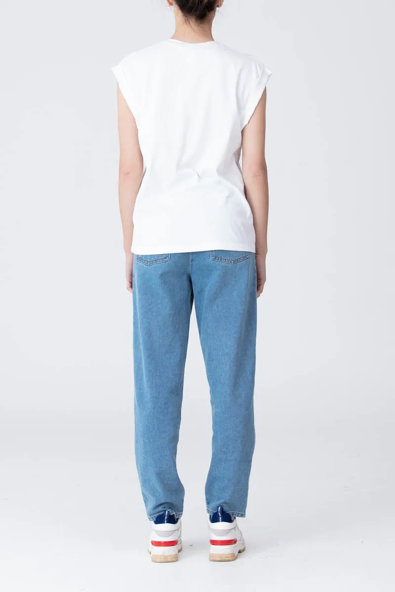 The Fifth Label Demure High Waist Straight Leg Jean