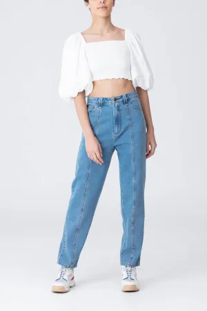 The Fifth Label Demure High Waist Straight Leg Jean