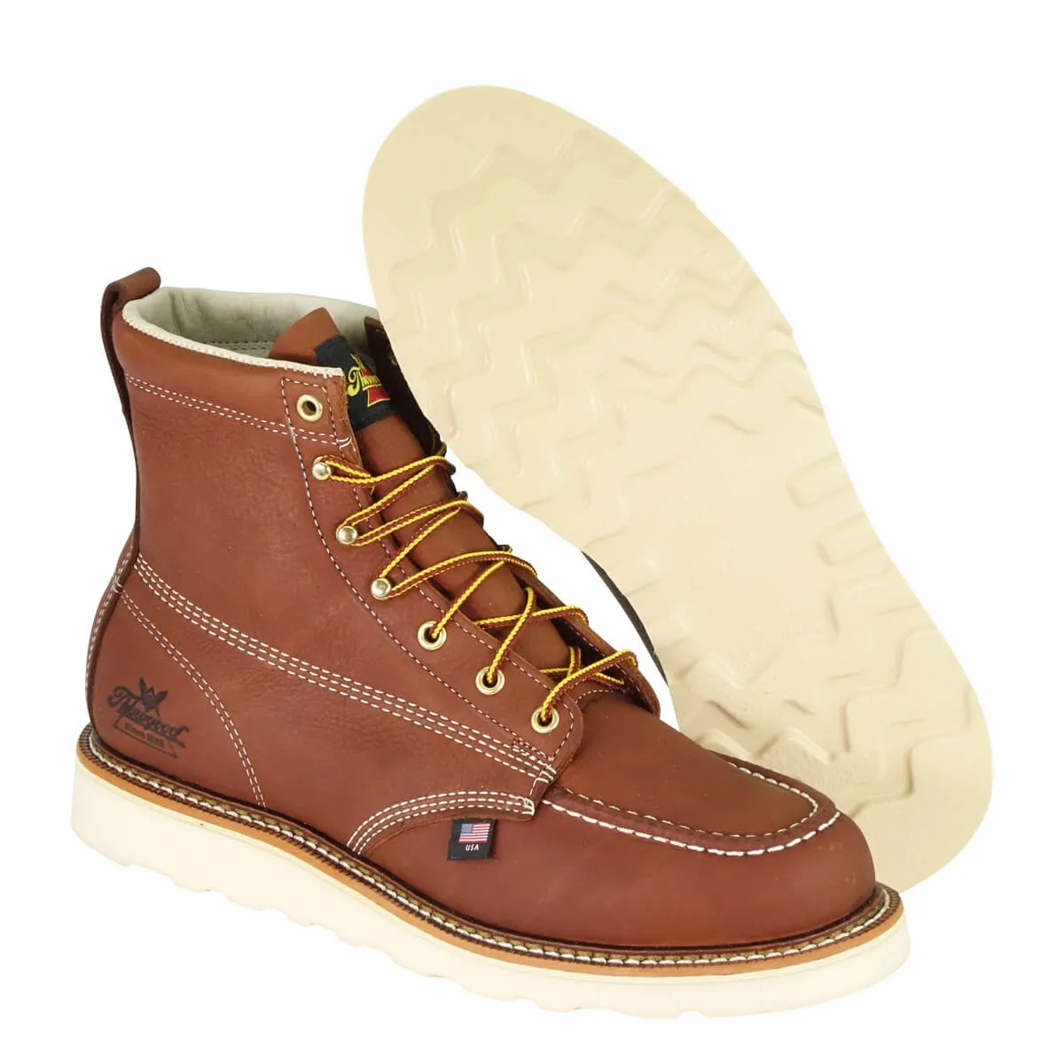 THOROGOOD Men's American Heritage – 6 Inch Tobacco Moc Toe 814-4200