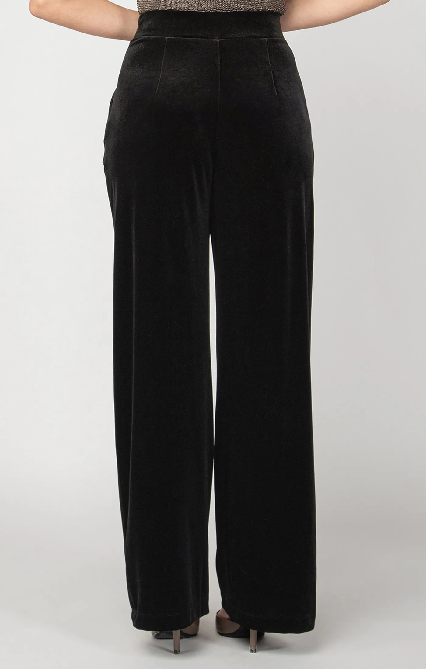 Velvet Wide Leg Pant