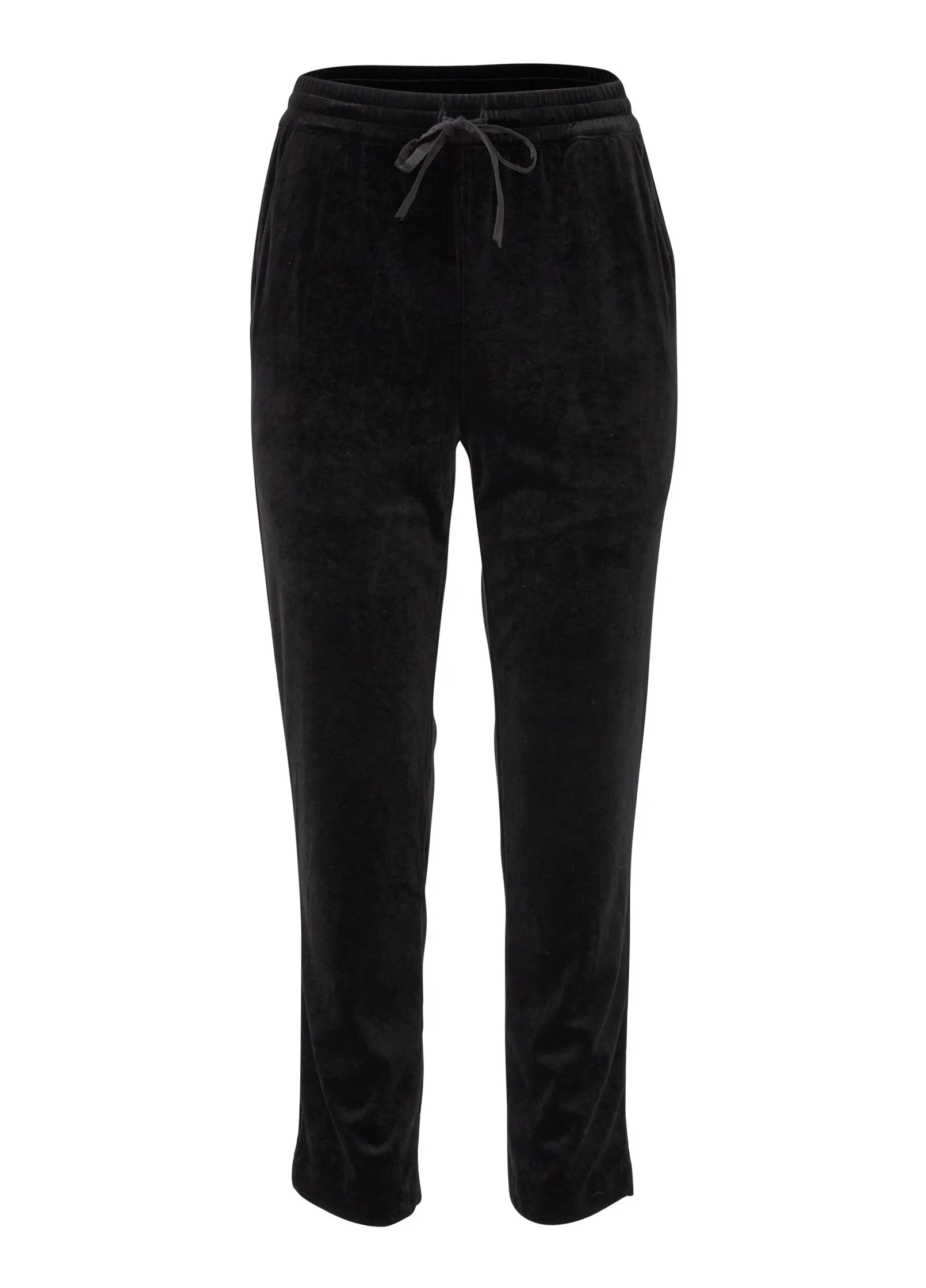 Velveteen Pull On Pants - Black