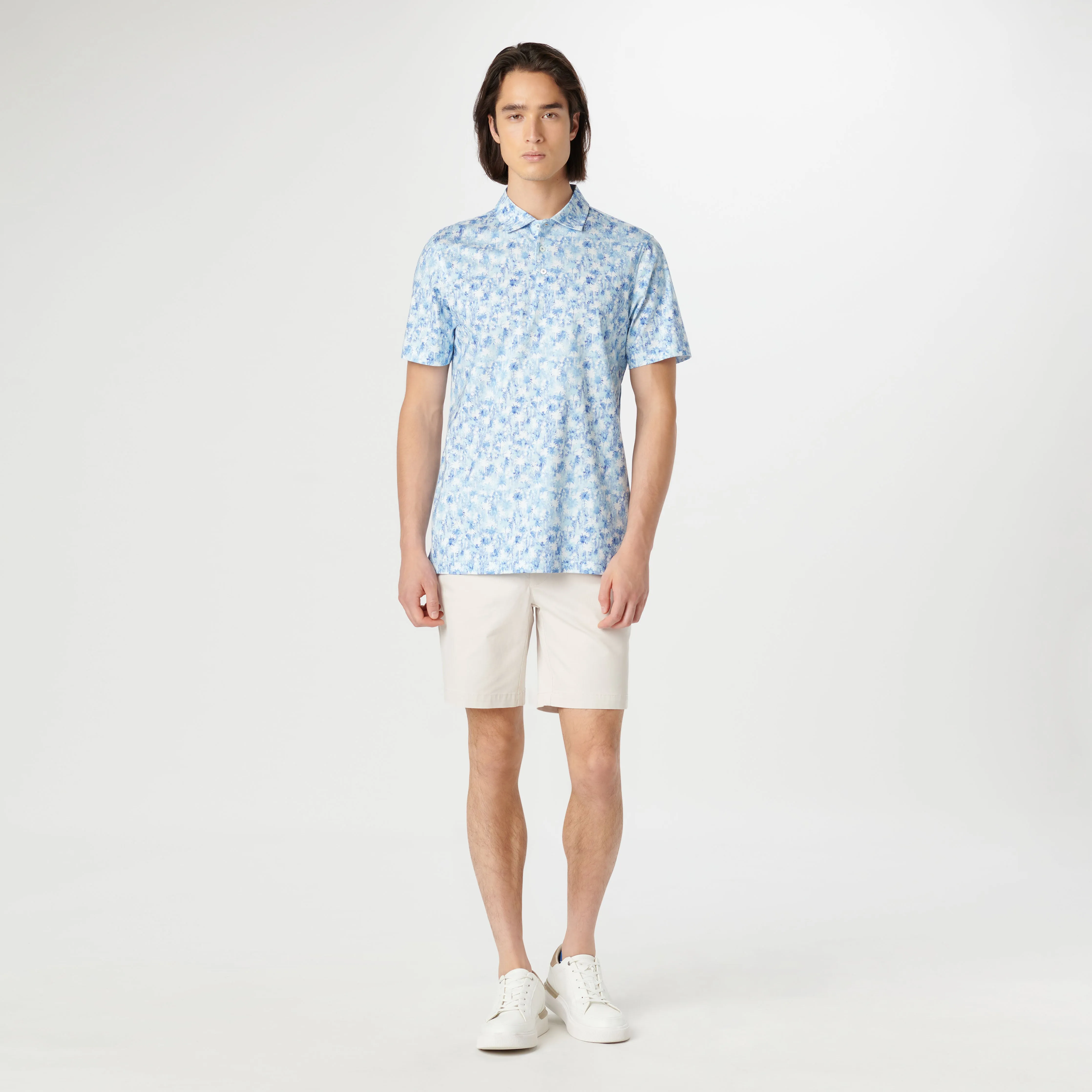 Victor Aquarelle Palm Tree OoohCotton Polo