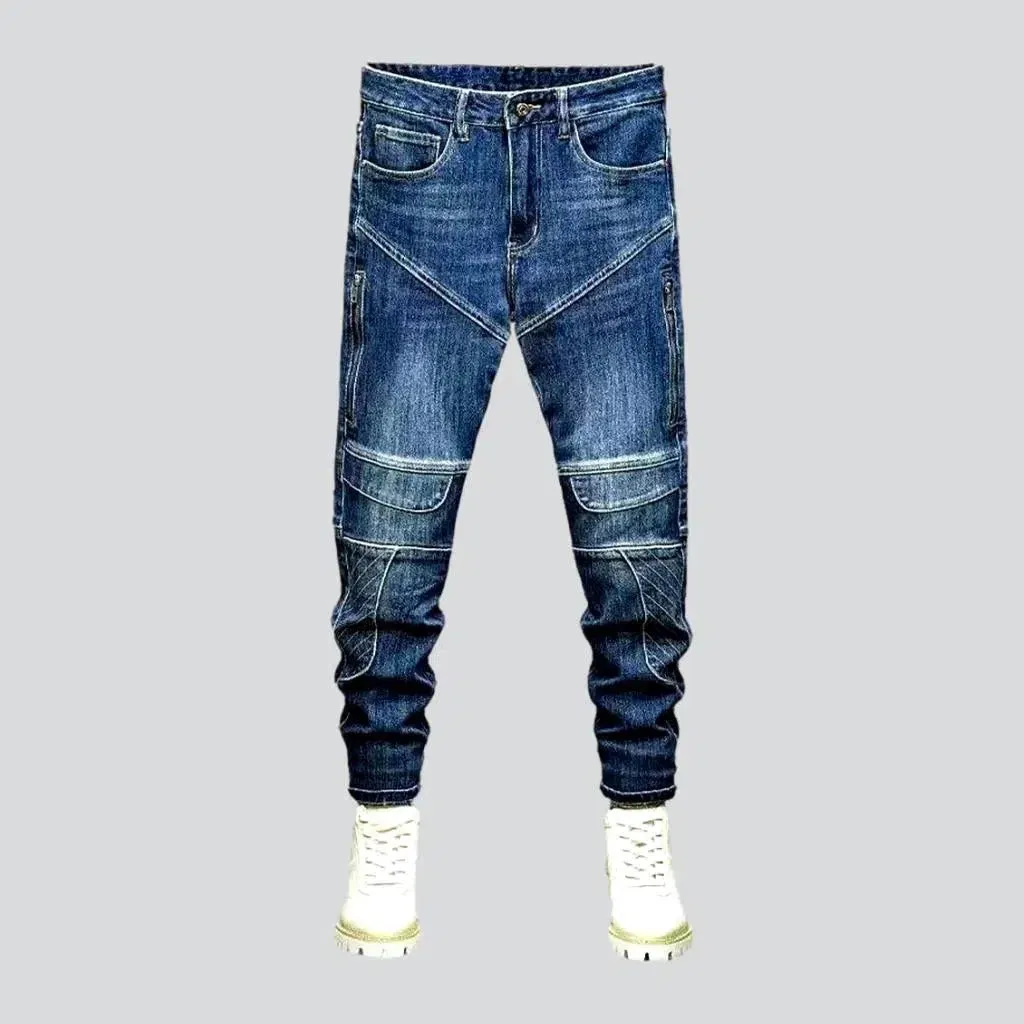 Vintage moto jeans
 for men