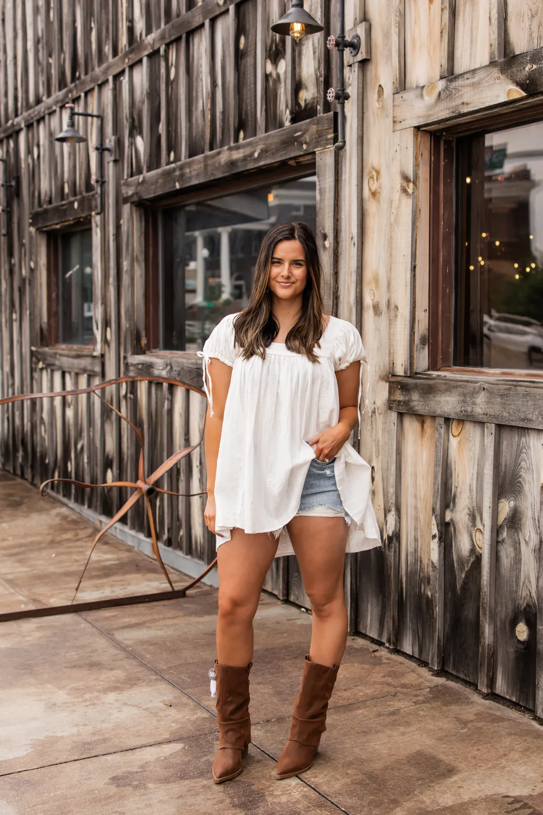 We The Free Summer Camp Tunic | Optic White