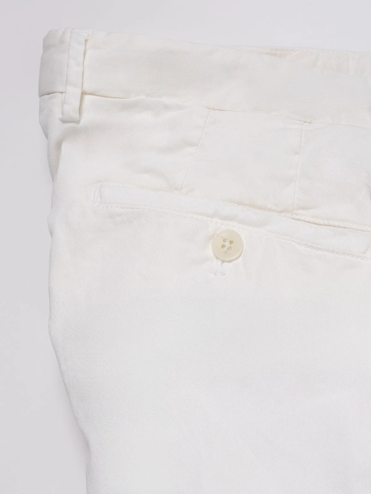 White Cotton Chino