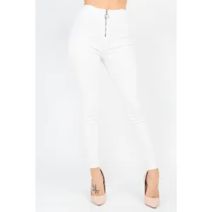 White High Waist Denim Jeans