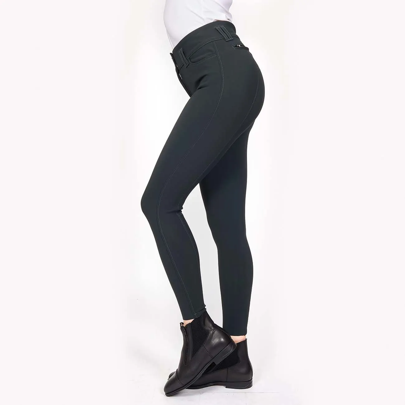 WOMEN&#x27;S RIDING BREECHES HIGH WAIST WITHOUT GRIP MOD. BERLIN